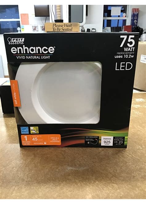 Feit Electric Enhance Vivid Natural Light 75watt Led Fits 5and6 Inches