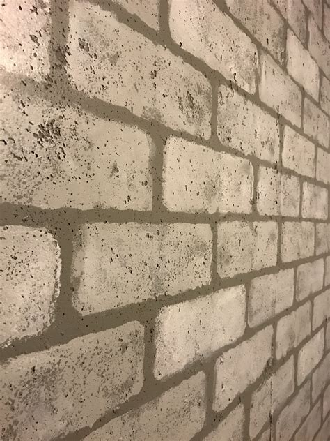 Faux Brick Sponge Stamping Brick Wall Decor Faux Brick Painted