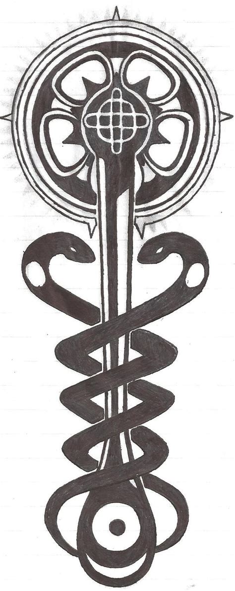 Infamous 2 Cole Macgrath Neutral Caduceus Tattoo By Linkmaster101