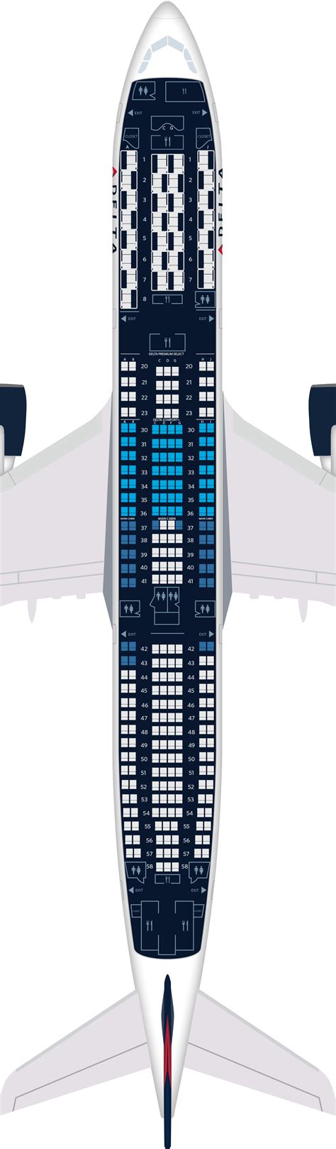 Airbus A Delta Seat Map