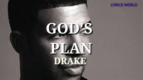 Drake God S Plan Lyrics Youtube