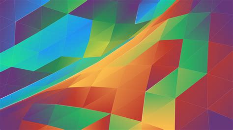 Plasma Colorfull Triangle 4k Wallpaperhd Abstract Wallpapers4k
