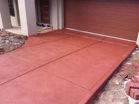 Latex floor paint is great for interior concrete floors but it is not. Coloured Concrete Melbourne - Coloured Painted Driveways ...