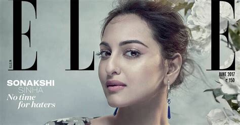Sonakshi Sinha On The Cover Of Elle India Magazine Digital Issue