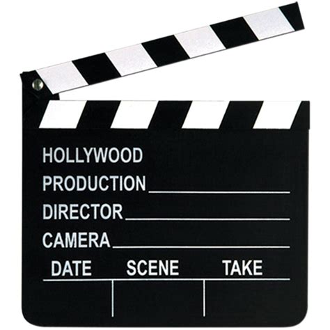 Director Clapper Board Clipart Best