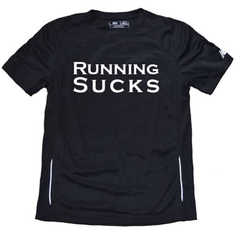 Mens Running Sucks Shirt Redshirt Running