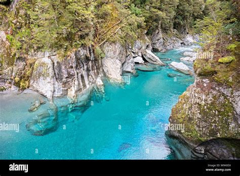 The Blue Pools Of Haast Pass Mount Aspiring National Park Unesco