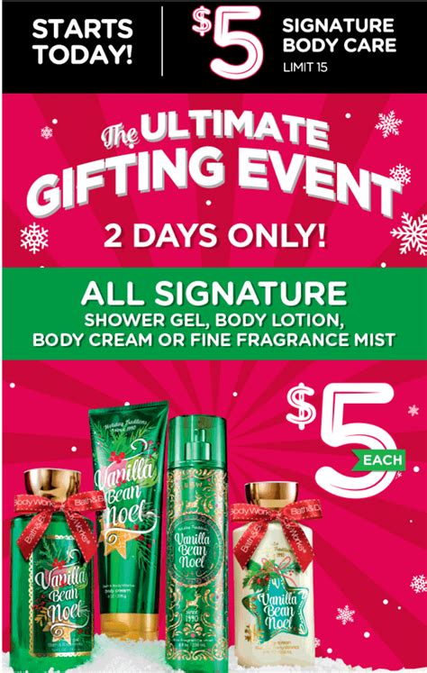 Shop the top 25 most popular 1 at the best prices! Bath & Body Works Canada Christmas Deals: $5 for Signature ...