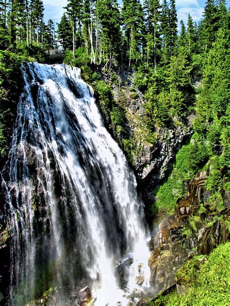 Narada Falls Mount Rainier National Park 4 Photograph By John Trommer