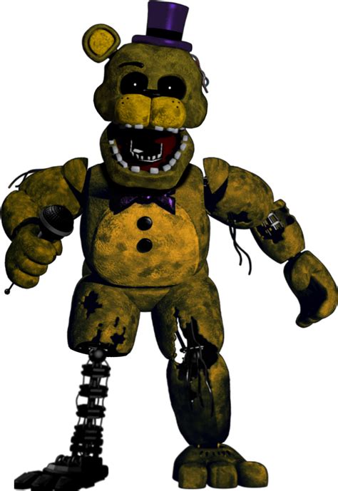 Download Editwithered Fredbear Fnaf Withered Freddy Full Body Full
