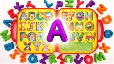 Teach Kids Abcs With Elmos On The Go Letters Puzzle Youtube