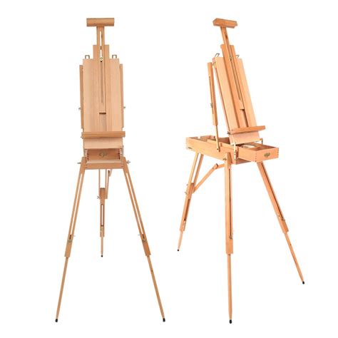 Portable Folding Durable French Table Easel Wooden Stand For Drawing