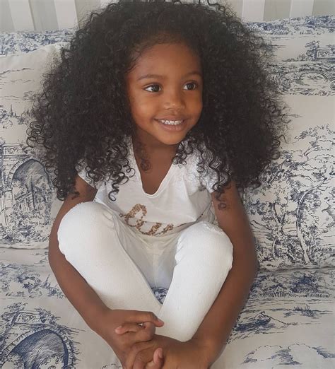 Black Baby Girl With Curly Hair