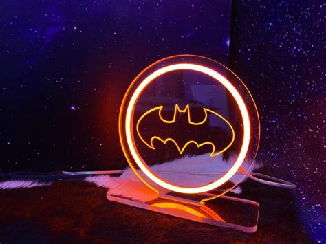 Neon Led Batman Batman Neon Batman Batman Neon Sign Etsy