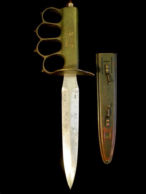 Original 1918 Us Wwiwwii Lfandc Mark 1 Trench Knife Fighting