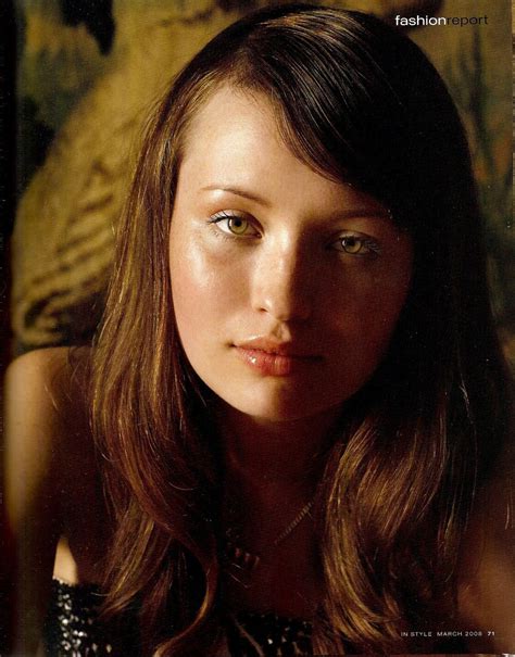 Emily Browning Photo In Style Australia March 2008 Emily Browning Emily Instyle Magazine