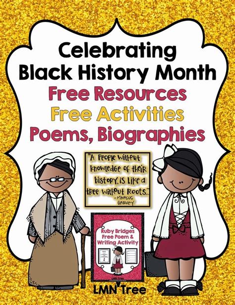 Preschool Black History Month Printable Activities