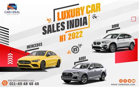 Mercedes Bmw And Audi Luxury Car Sales In India For H1 2022 Car Ki Deal