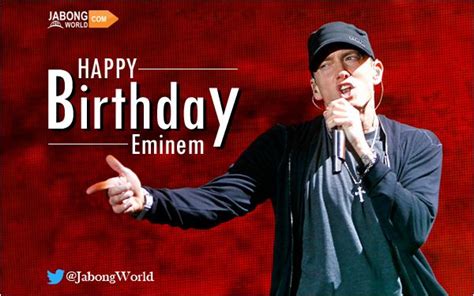 Happy Birthday Eminem Eminem Eminemsbirthday Happybirthdayeminem Happybirthday Eminemday