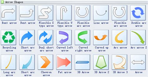 Arrows Diagram Symbols Edrawmax