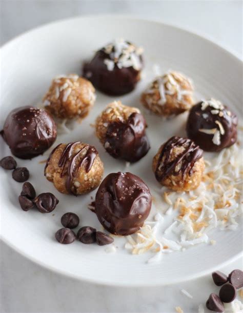 Salted Cashew Coconut Truffles Fed And Fulfilled Recipe Coconut