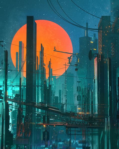Sci Fi Cyberpunk Illustrations By Dangiuz Aka Leopoldo Dangelo