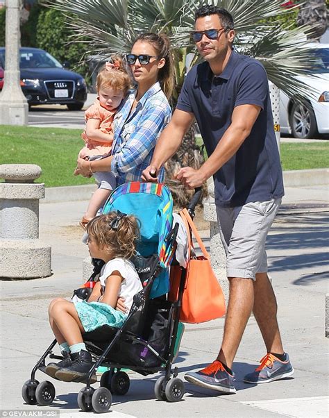 Jessica Albas Daughter Haven Two Parades Her Shell Covered Handbag When Out With Mother