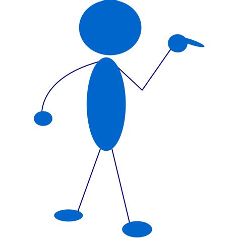 Stickman Pointing To The Right Clip Art At Vector Clip Art Images And