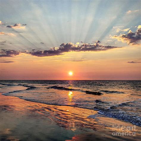Sunrise Over Ocean Photograph By Jennifer Malone Hester
