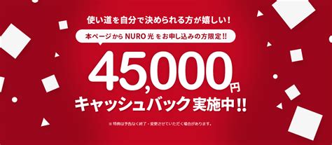 Nuro 工事 遅い 解約 キャッシュバック