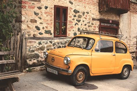 Yellow Car Vintage Free Photo On Pixabay Pixabay