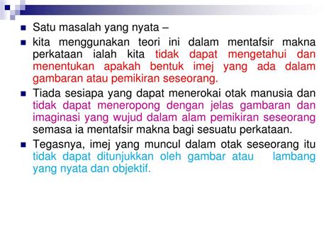 Check spelling or type a new query. PPT - Unit 3 Kuliah 1 dan 2 Teori Semantik PowerPoint ...