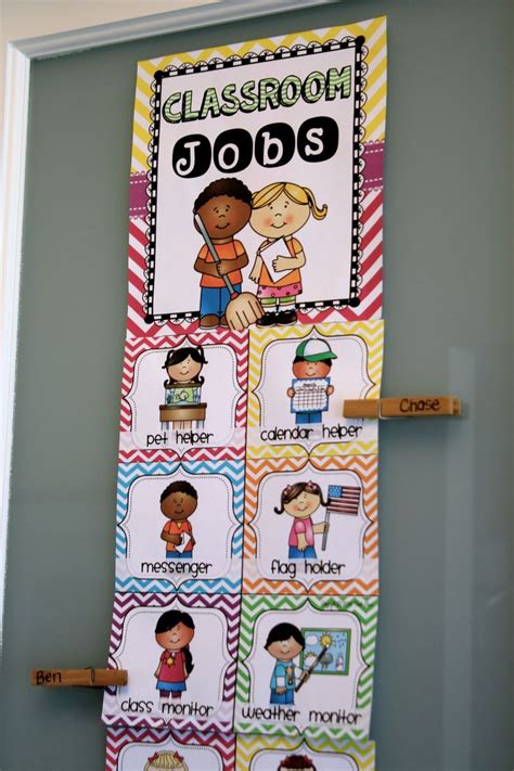 14 Best Preschool Job Chart Images On Pinterest Classroom Setup