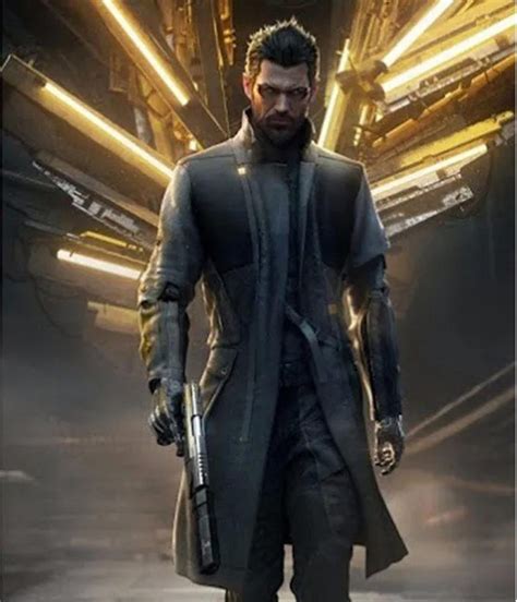 Deus Ex Mankind Divided Game Adam Jensen Coat Jackets Masters