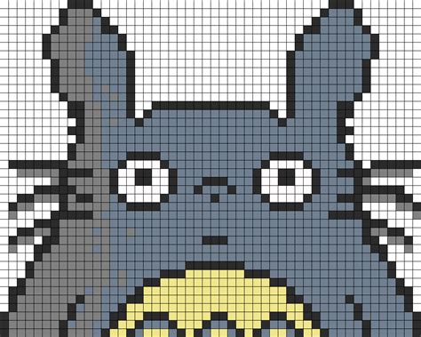 Totoro Perler Bead Pattern Bead Sprites Characters Fuse Bead