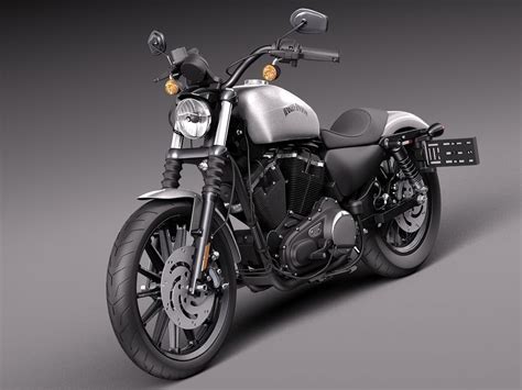 I will buy a bike in. Harley-Davidson Iron 883 2015 3D model | CGTrader