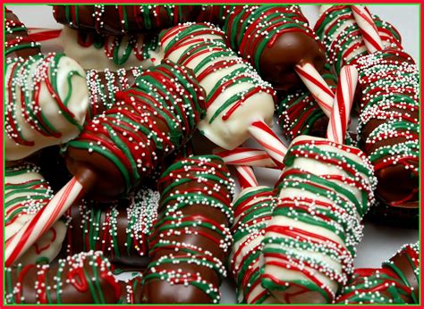 Chocolate Dipped Marshmallows On Candy Canes Hugs And Cookies Xoxo