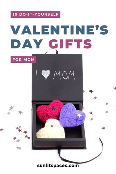 Do it yourself valentine's day ideas for her. 10 Do-It-Yourself Valentines Day Gifts for Mom | Valentine gifts for mom, Valentines for mom ...