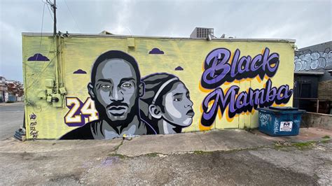Mural Of Kobe Gigi Bryant Restored After ‘rapist’ Painted Next To Kobe’s Face Kxan Austin