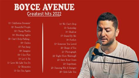 Acoustic 2022 The Best Acoustic Covers Of Popular Songs 2022 Boyce