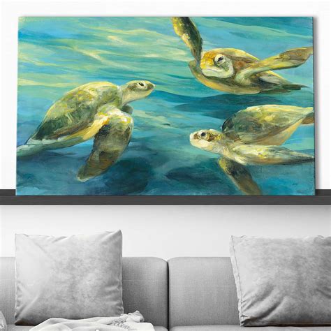 Rosecliff Heights Sea Turtles By Julia Purinton Painting Wayfair