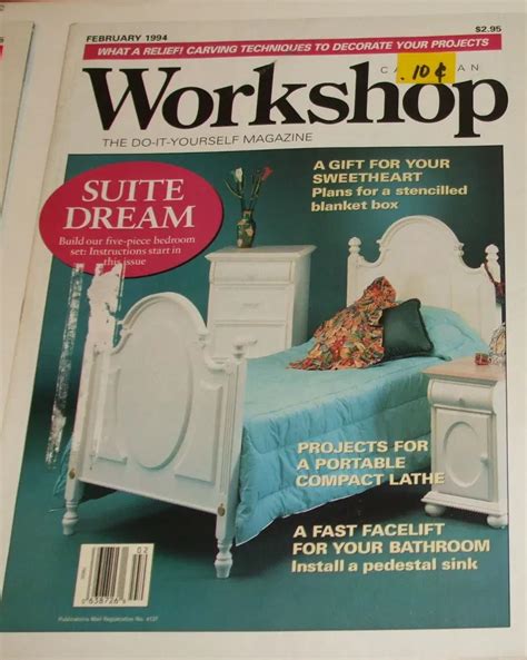 Do it yourself magazine canada. Canadian Workshop do it yourself magazine woodworking patterns furniture in 2020 | Patterned ...