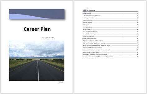 Maybe you would like to learn more about one of these? Career Plan Template - Word Templates for Free Download