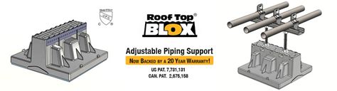 Roof Top Blox Rooftop Pipe Support And Block Platform