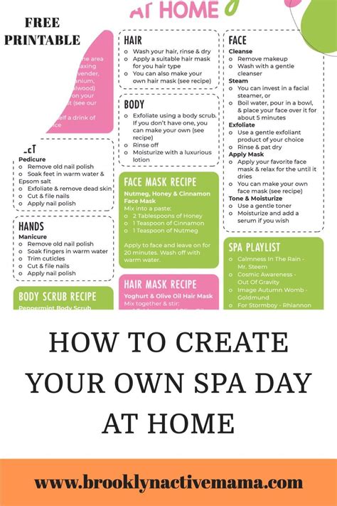 How To Create Your Own Spa Day At Home Spa Day At Home Spa Day Home