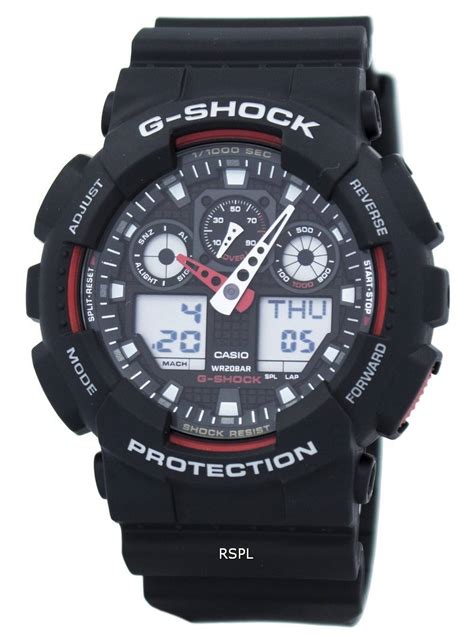 Ships from and sold by wristwatcher. Casio G-Shock Velocity Indicator Alarm GA-100-1A4 GA-100 ...