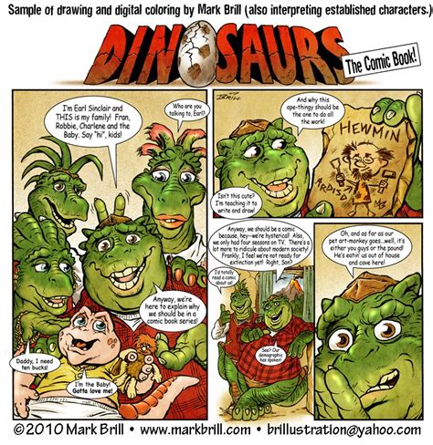 The Brillustrator My Dinosaurs Comic Sample