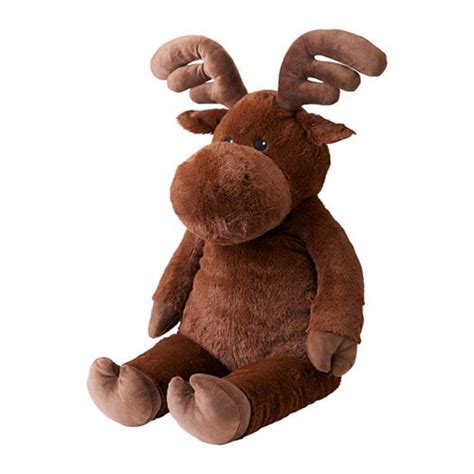 Ikea Gemytlig Moose Elk Large 27 Soft Plush Animal Toy Nwt Brown