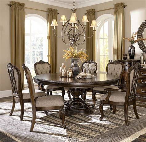 All dining room & kitchen bar & counter stools buffets & sideboards dining room chairs & benches dining room sets dining room tables. 1935-76 Bonaventure Park 60" Round Oval Dining Set | Round ...