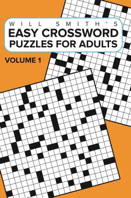 Easy Crossword Puzzles For Adults Volume 1 The Lite And Unique Jumbo